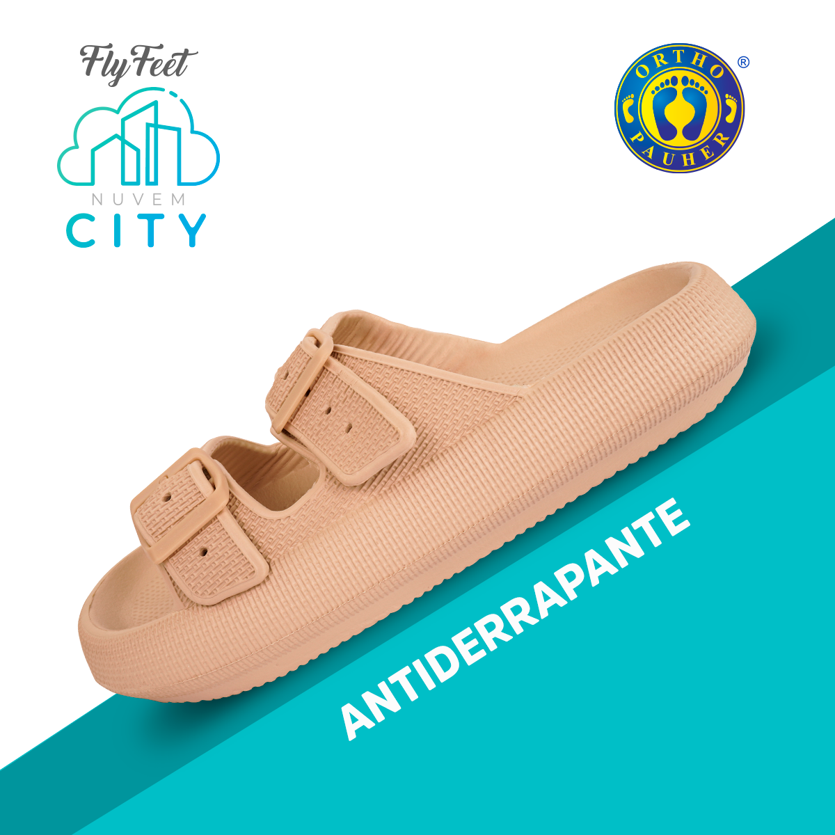 SANDÁLIA ORTOPÉDICA FLY FEET NUVEM CITY - ORTHO PAUHER