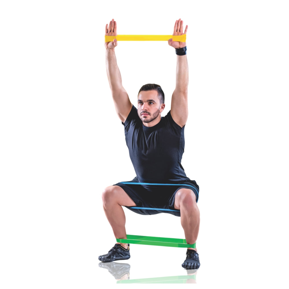 FAIXA ELÁSTICA MINI BAND FISIO PAUHER COM 5 UNIDADES ORTHO PAUHER