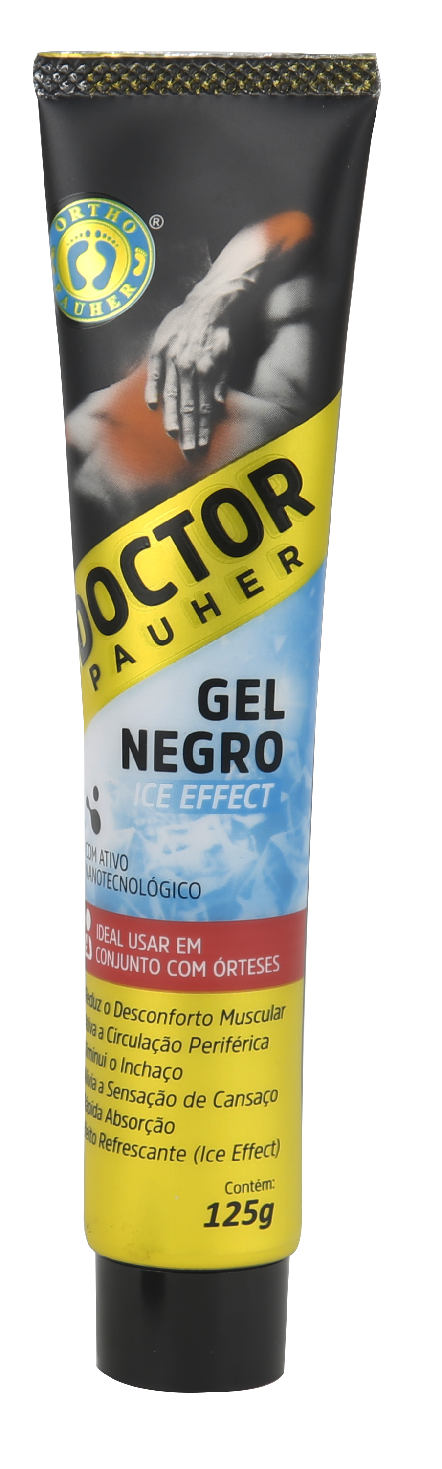 GEL NEGRO MASSAGEADOR MUSCULAR DOCTOR PAUHER ORTHO PAUHER