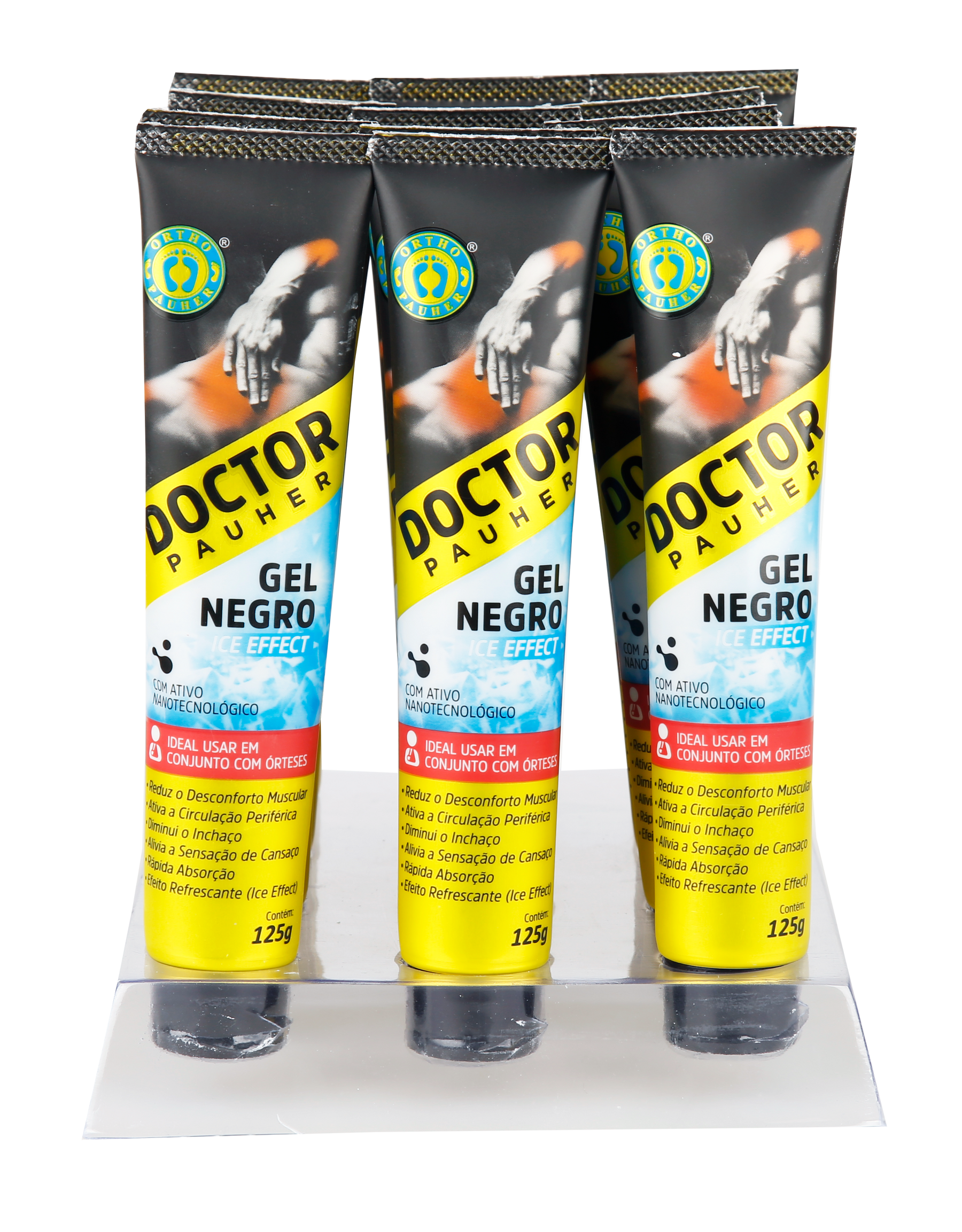 GEL NEGRO MASSAGEADOR MUSCULAR DOCTOR PAUHER ORTHO PAUHER