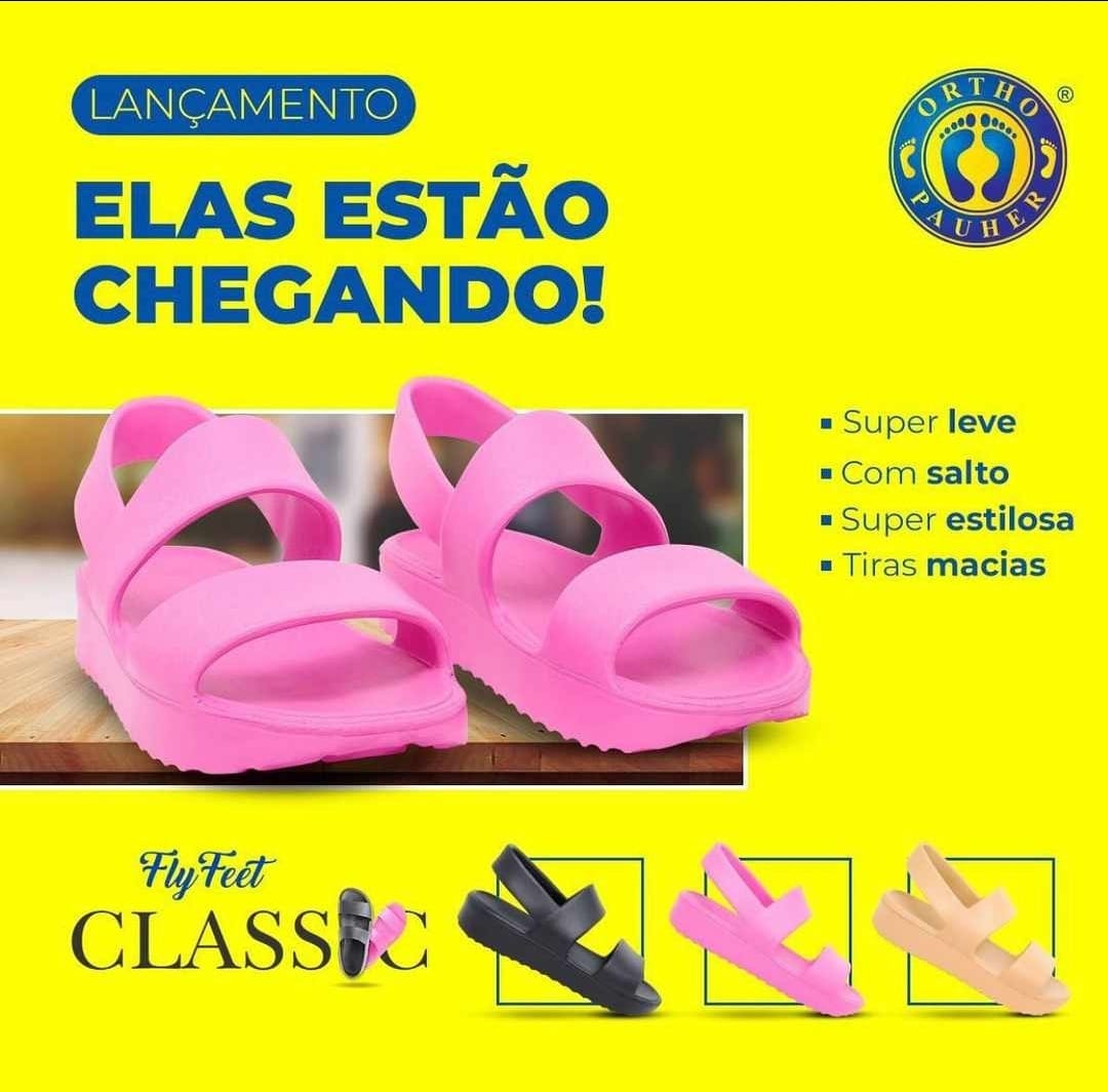 SANDÁLIA ANABELA FLYFEET CLASSIC - ORTHO PAUHER