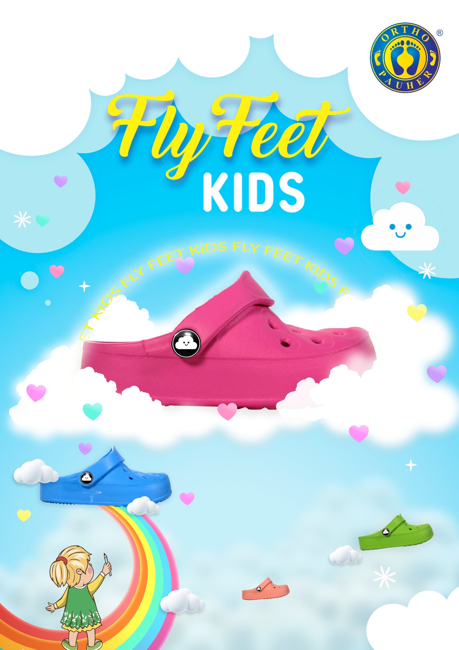 TÊNIS NUVEM ORTOPÉDICO FLY FEET KNIT - ORTHO PAUHER