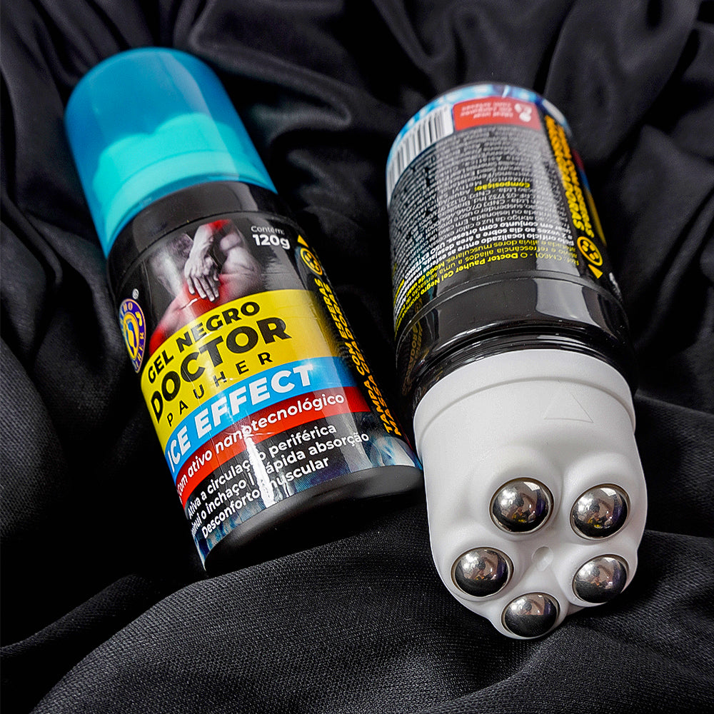 GEL NEGRO COM ESFERAS DE MASSAGEM