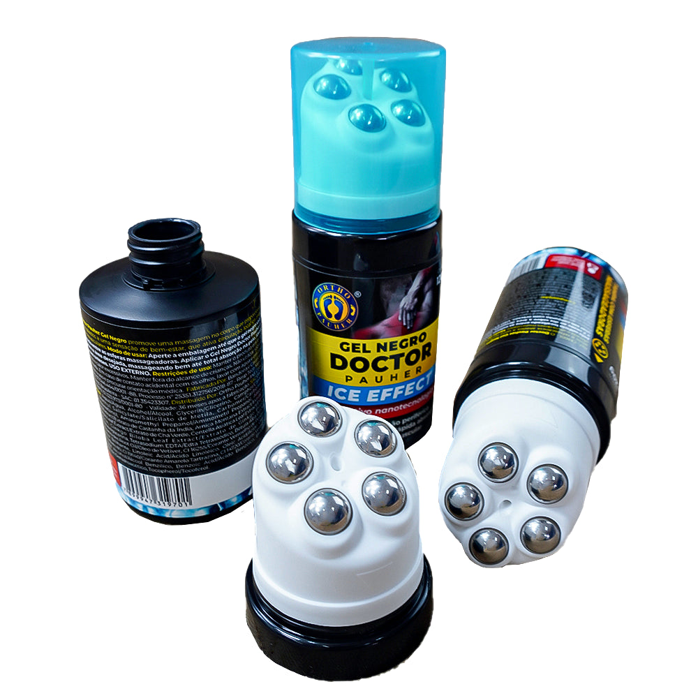 GEL NEGRO COM ESFERAS DE MASSAGEM