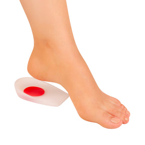 CALCANHEIRA DE SILICONE PONTO VERMELHO SILISPORT ORTHOPAUHER