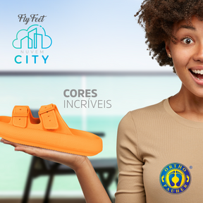 SANDÁLIA ORTOPÉDICA FLY FEET NUVEM CITY - ORTHO PAUHER