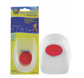 CALCANHEIRA DE SILICONE PONTO VERMELHO SILISPORT ORTHOPAUHER