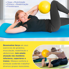 BOLA PARA PILATES E EXERCÍCIOS YELLOW BALL