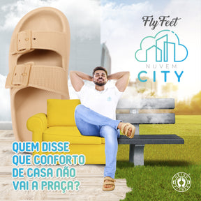 SANDÁLIA ORTOPÉDICA FLY FEET NUVEM CITY - ORTHO PAUHER