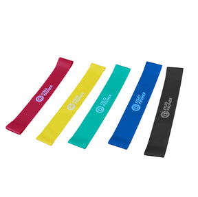 FAIXA ELÁSTICA MINI BAND FISIO PAUHER COM 5 UNIDADES ORTHO PAUHER