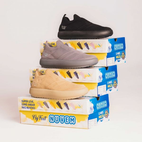 TÊNIS NUVEM ORTOPÉDICO FLY FEET KNIT - ORTHO PAUHER