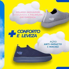 TÊNIS NUVEM ORTOPÉDICO FLY FEET KNIT - ORTHO PAUHER